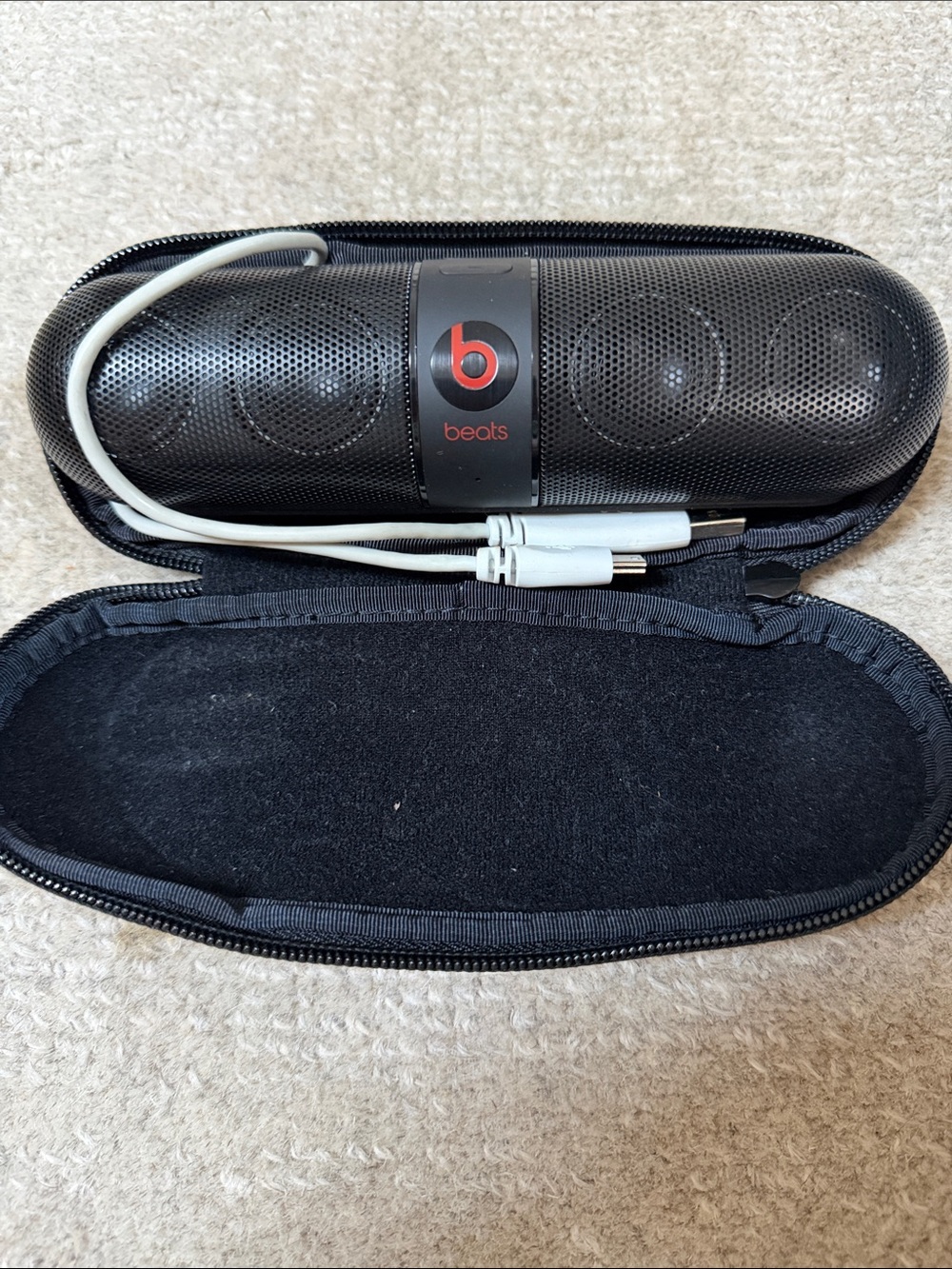Beats by Dre Pill+ Portable Bluetooth Speaker - Black with Red Logo